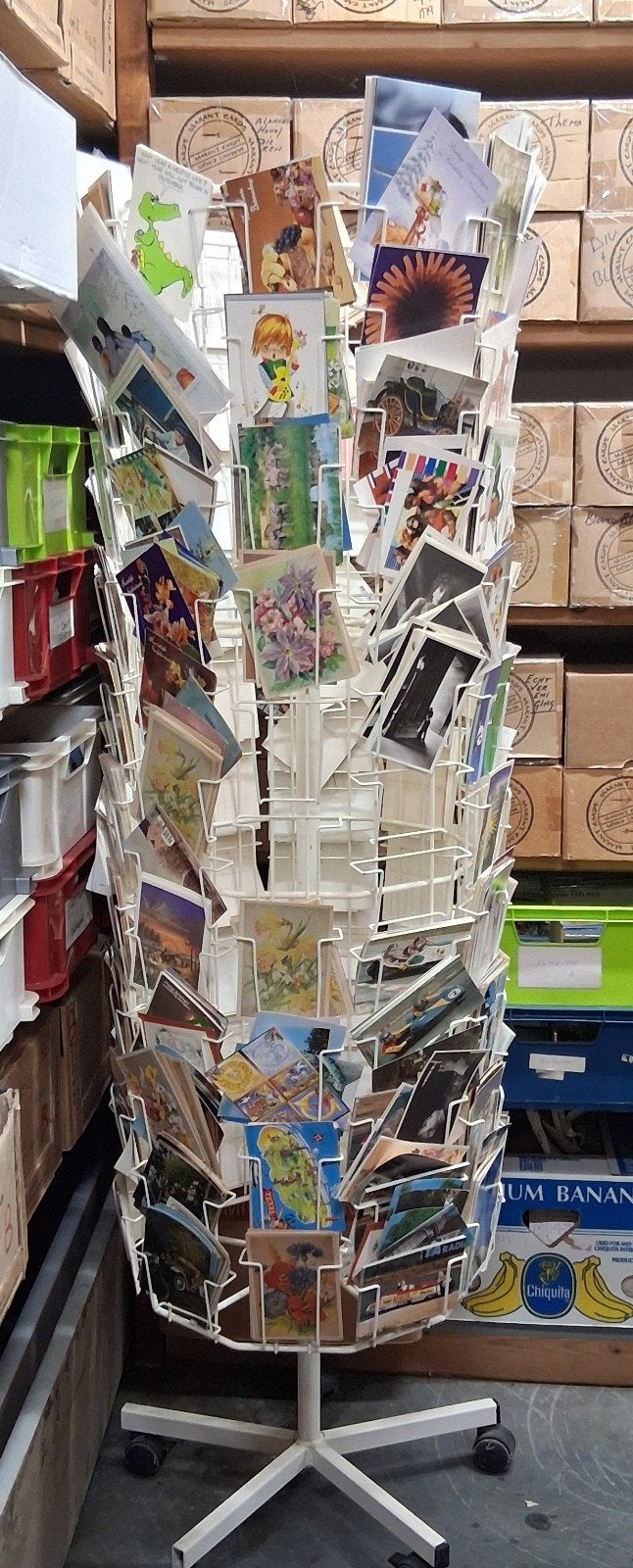 Kaartenmolen .... 115 vaks ....zonder kaarten, Ophalen, Gebruikt