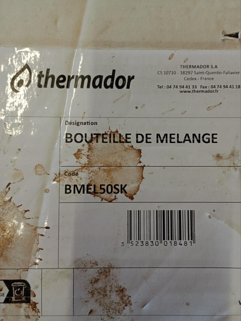 Thermador boiler 50 liter BMEL50SK, Ophalen, 20 tot 100 liter, Nieuw, Boiler
