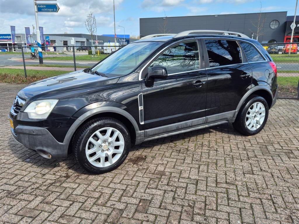 Opel Antara 2.4 16V 2009 APK 01 2027, Auto's, Opel, Stof, 4 cilinders, Zwart, Handgeschakeld