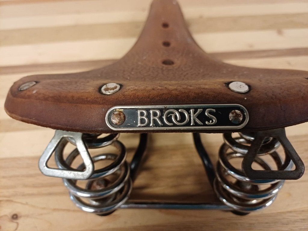 Fiets zadel Brooks B67, Gebruikt, Leer, Ophalen of Verzenden, Brooks