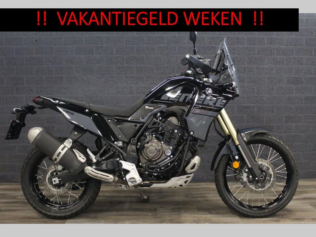 YAMAHA TENERE 700 (bj 2023) 23,213 km 35KW A2 mogelijk, 2 cilinders, Bedrijf, Onbekend, Overig
