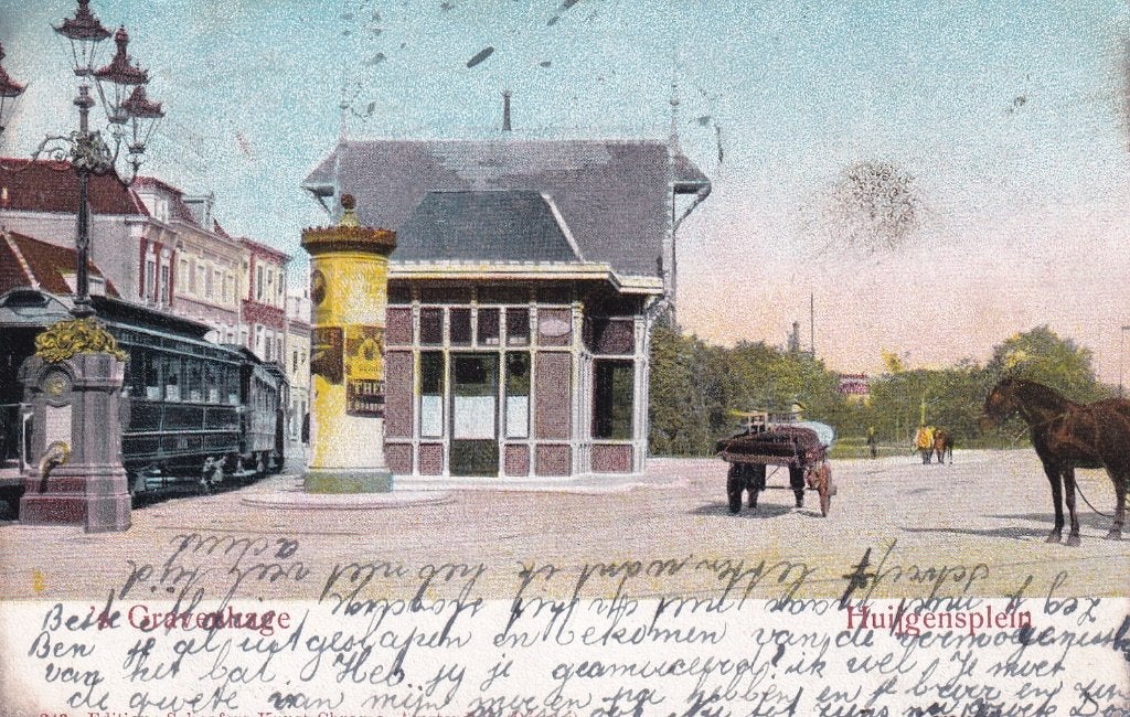 s-Gravenhage Huijgensplein, Verzenden, Voor 1920, Gelopen, Zuid-Holland