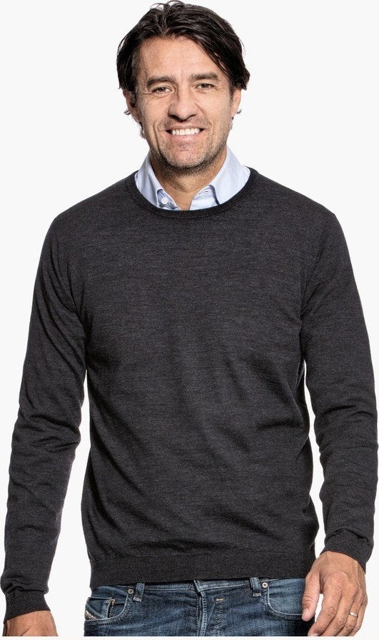 Joe Merino - trui - XL - donkergrijs - uitstekende staat, Kleding | Heren, Joe Merino, Maat 56/58 (XL), Ophalen of Verzenden, Grijs