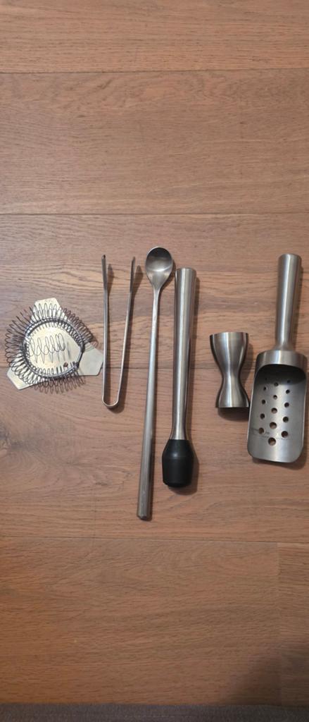 Cocktail set RVS - Barbenodigdheden wmf, Zilver, Ophalen of Verzenden, Metaal, Overige merken