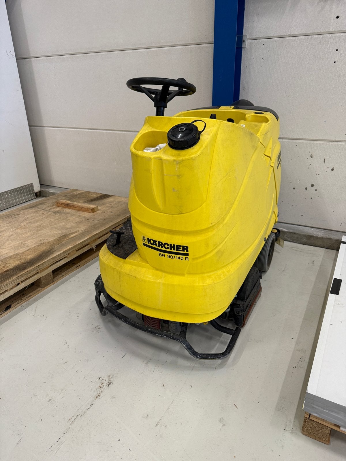 Kärcher BR 90/140 R Ride-on Schrob-/Zuigmachine, Ophalen of Verzenden, Gebruikt, Schrobmachine