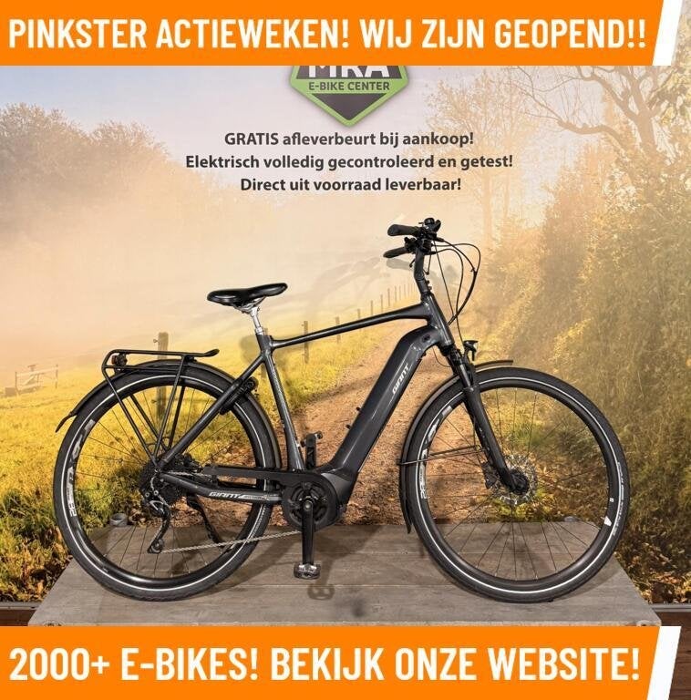 Giant Elektrische heren fiets met midden motor ebike bij MRA, Overige merken, Giant, Ophalen of Verzenden, Zo goed als nieuw