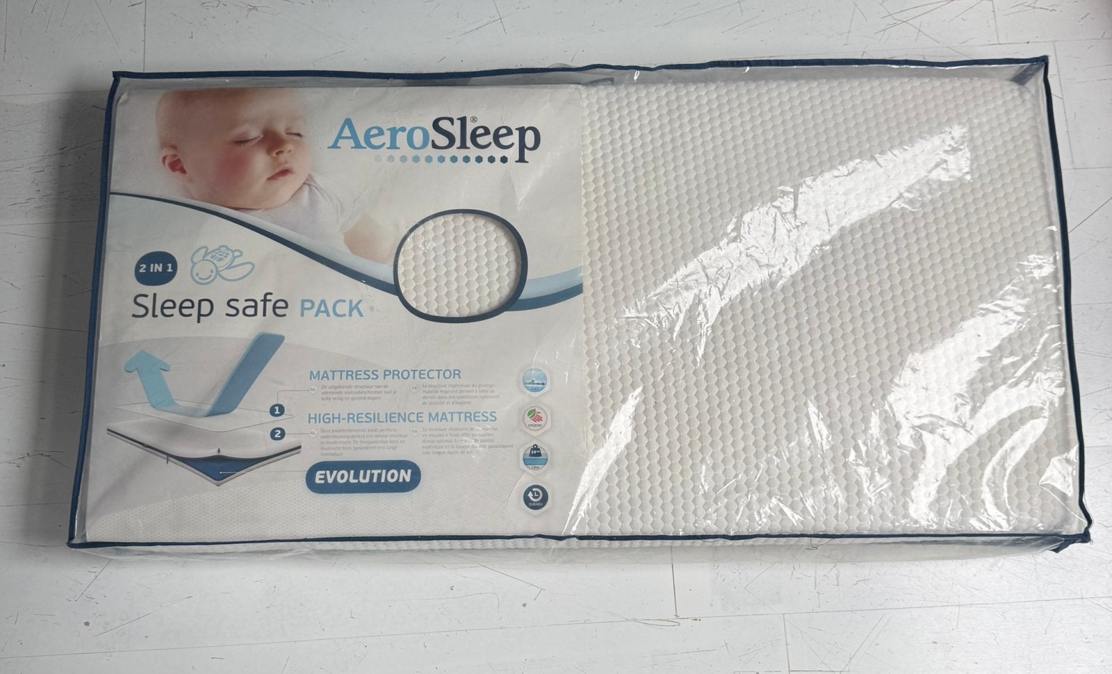 Aerosleep matras inclusief hoeslakens, Kinderen en Baby's, Ophalen, Gebruikt, Jongetje of Meisje, Overige typen