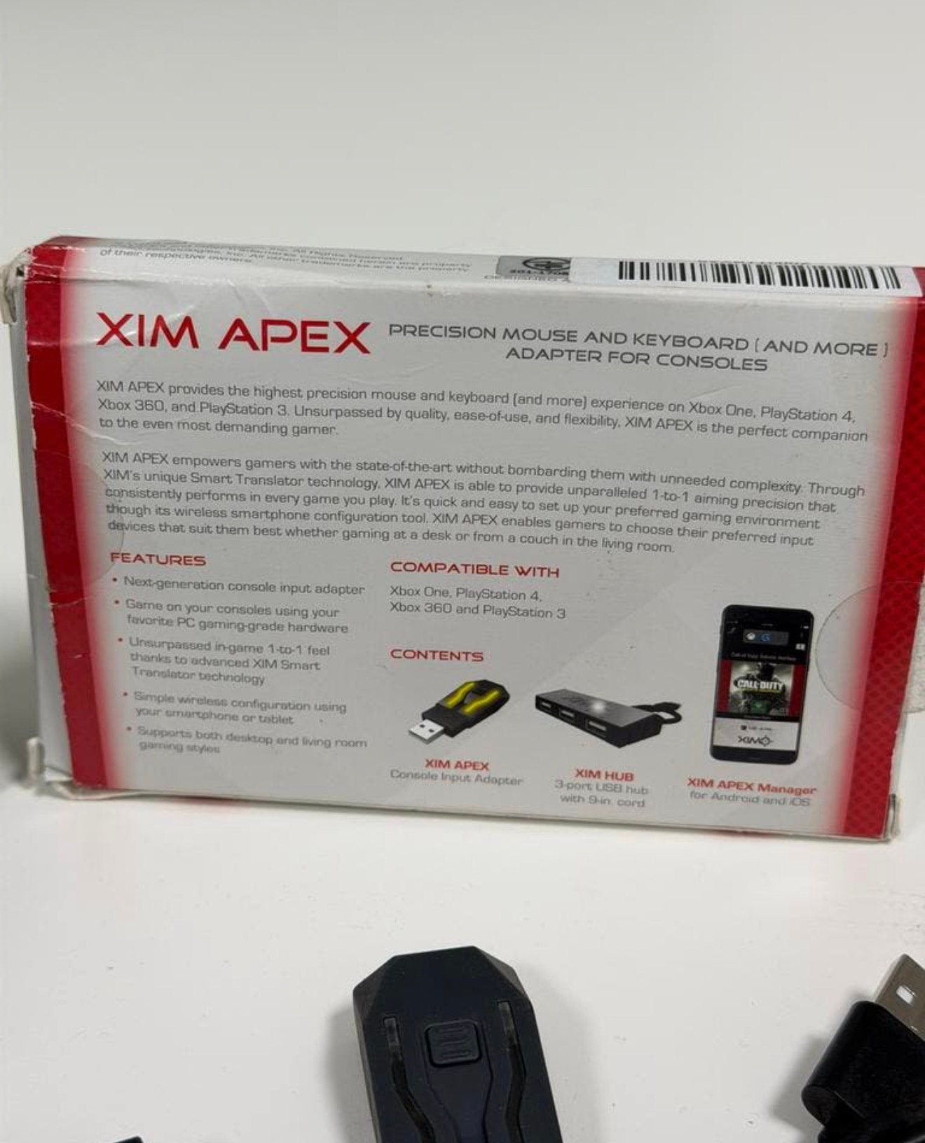 XIM Apex Muis Toetsenbord Adapter PS5 PS4 Xbox Switch PC ect, Ophalen of Verzenden, Zo goed als nieuw, H, H
