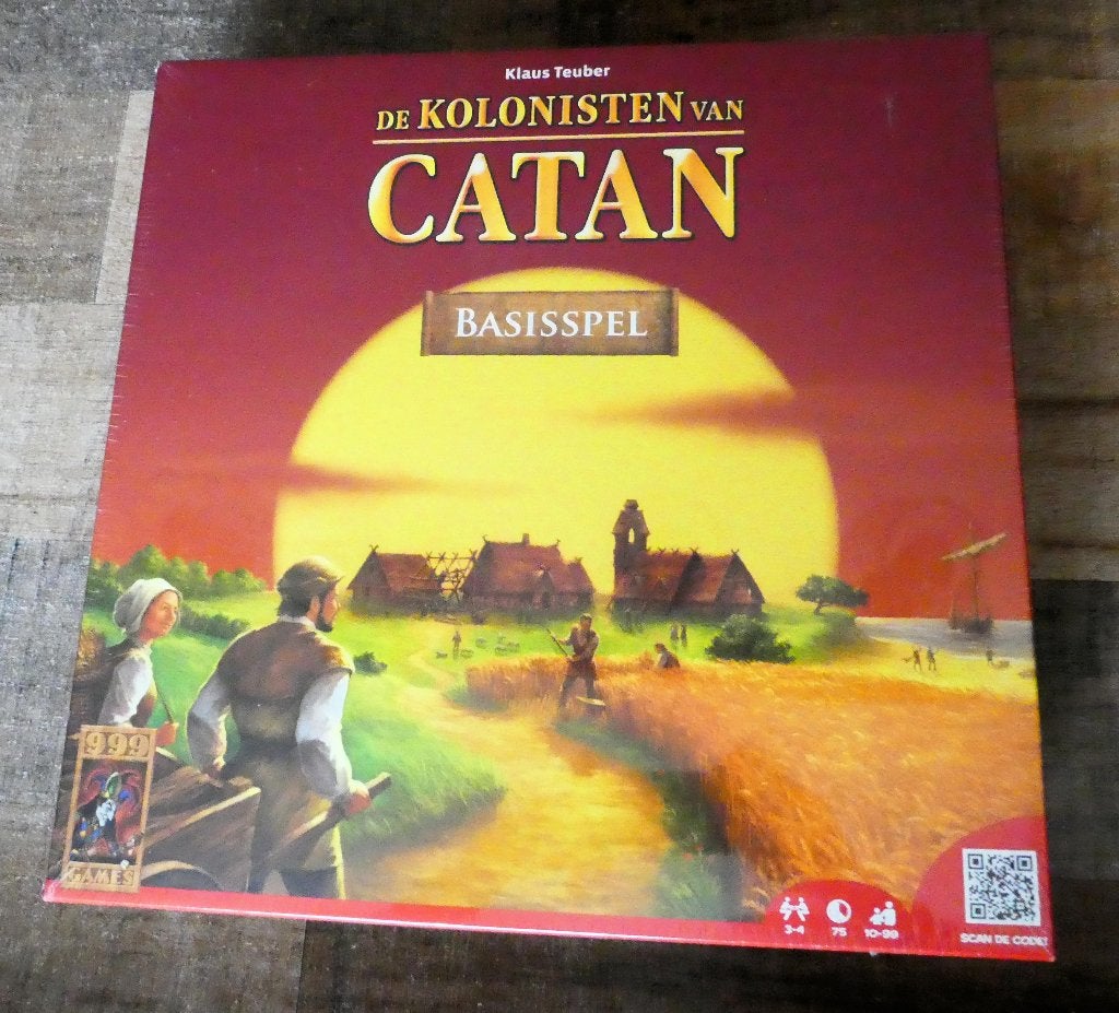 De Kolonisten Catan Basisspel. Nieuw in folie, Hobby en Vrije tijd, Een of twee spelers, Ophalen of Verzenden, Nieuw
