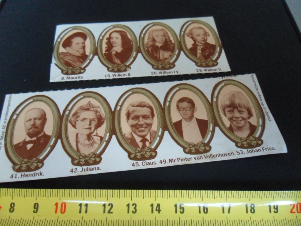 sticker set oranje hendrik juliana claus johan friso maurits, Verzamelen, Ophalen of Verzenden, Zo goed als nieuw