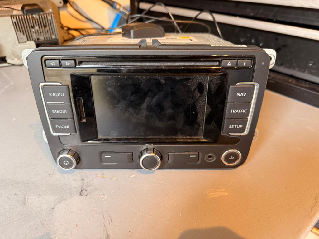 Volkswagen golf autoradio, Auto diversen, Autoradio's, Ophalen of Verzenden, Gebruikt