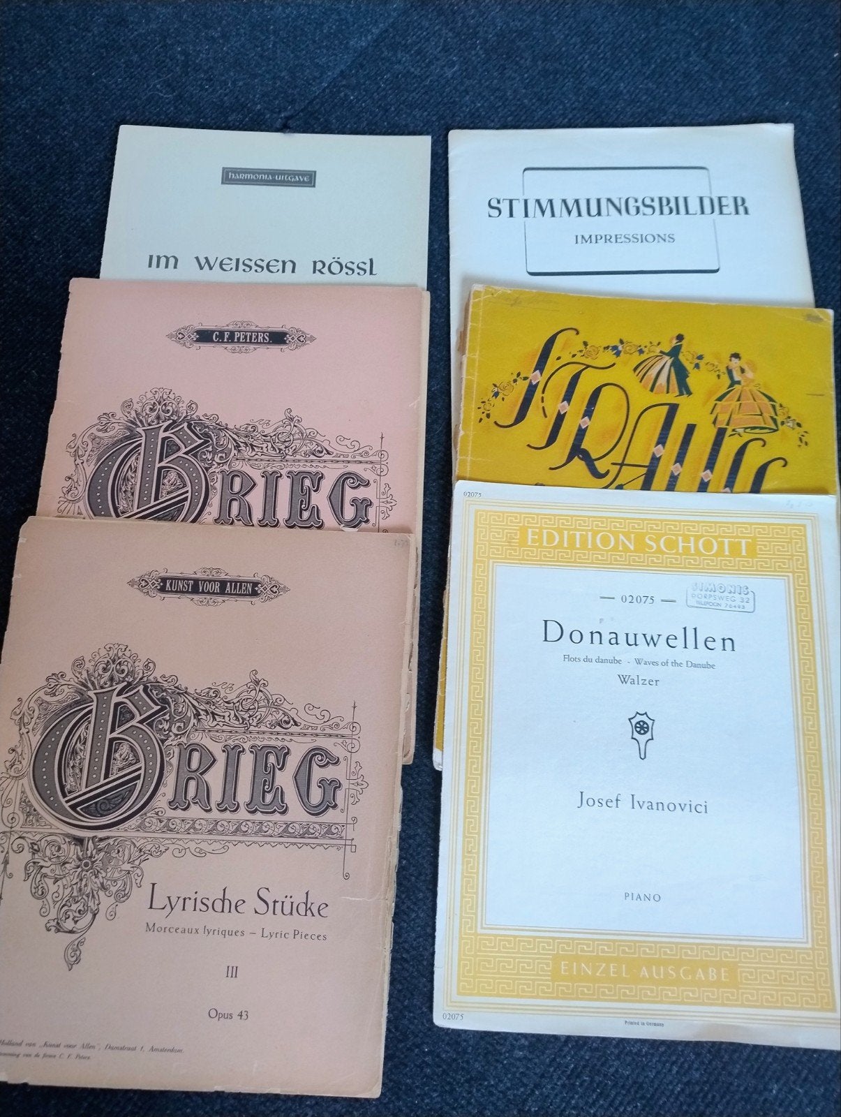 Grote verzameling bladmuziek: klassiek, populair, meezingers, Gebruikt, Klassiek, Ophalen of Verzenden, Artiest of Componist