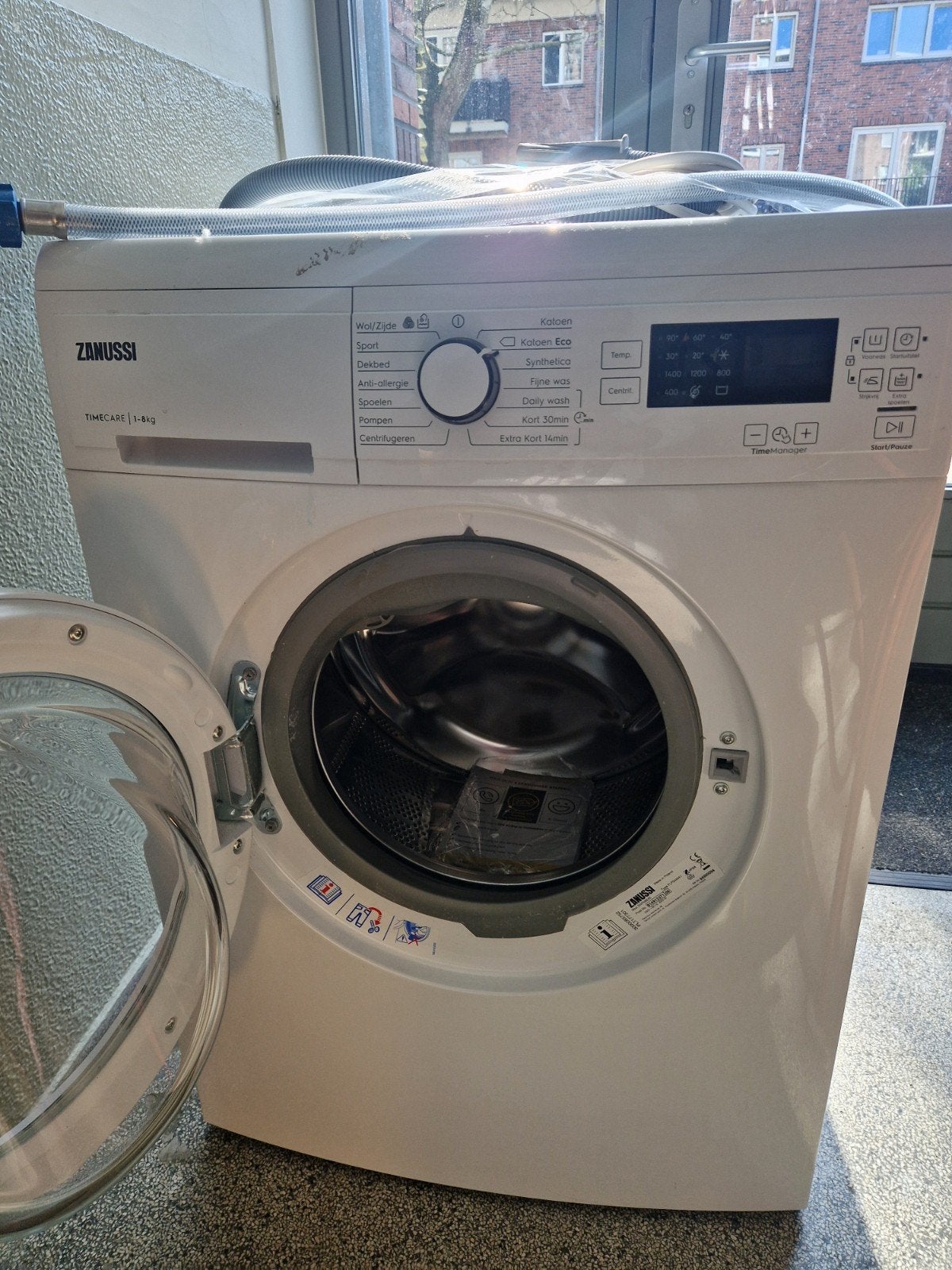 Te koop wasmachine, Witgoed en Apparatuur, Ophalen, Zo goed als nieuw, 85 tot 90 cm, 1200 tot 1600 toeren