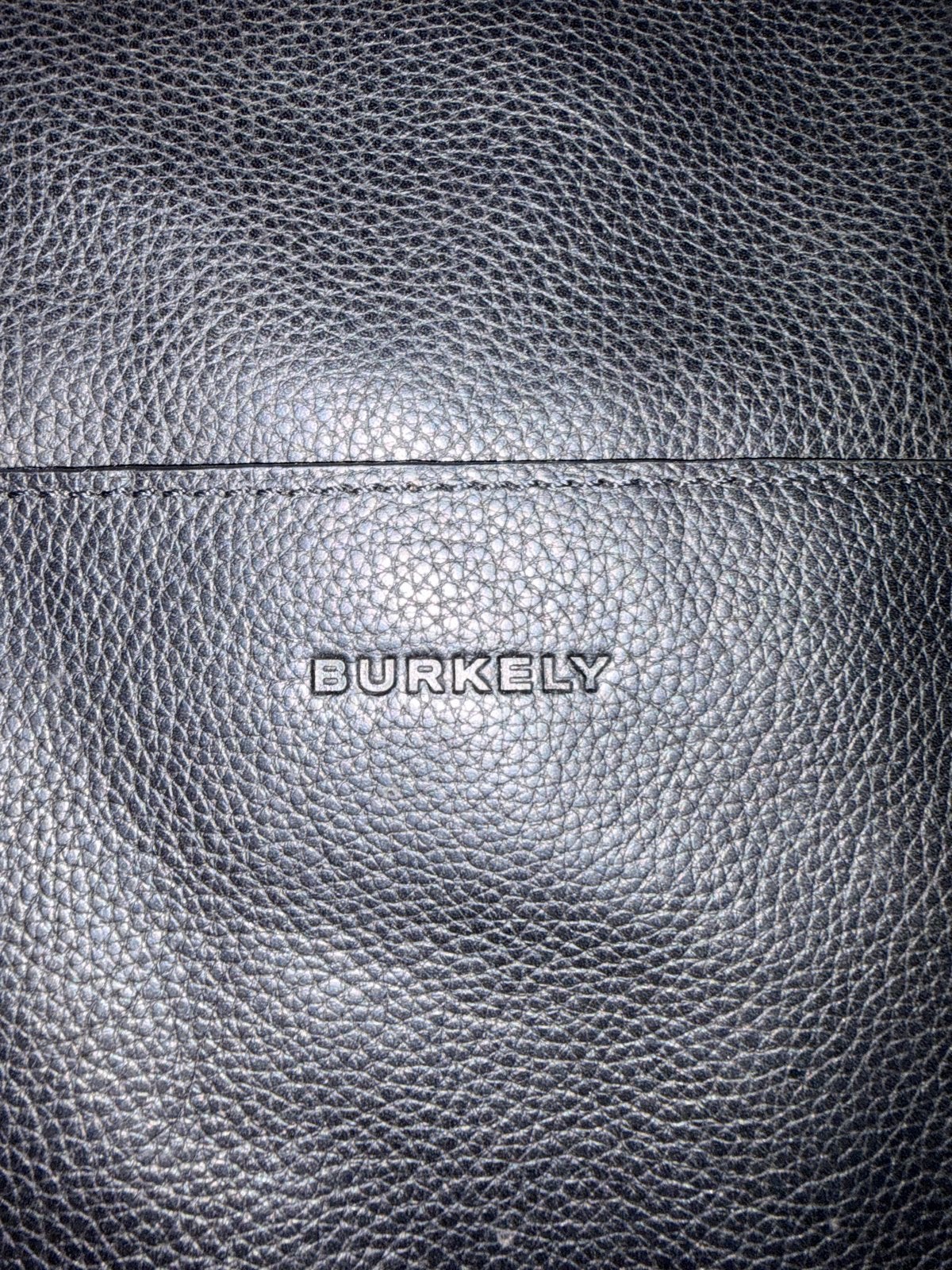 Burkely Leren Shopper/Handtas - Zwart, Ophalen of Verzenden, Zo goed als nieuw, Zwart, Shopper