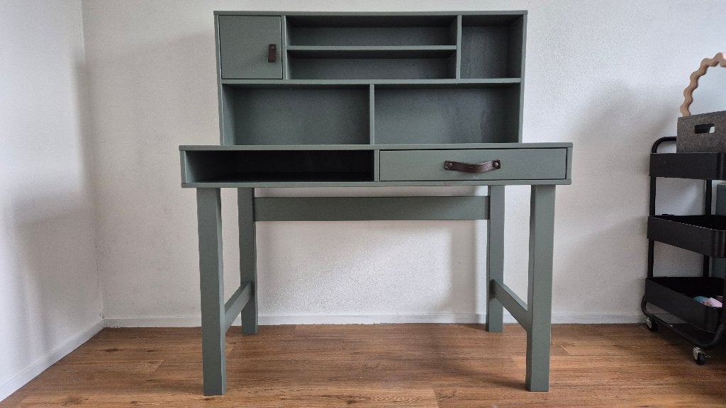 vtwonen bureau Stage grenen groen, Huis en Inrichting, Ophalen, Groen, Gebruikt, 110 cm