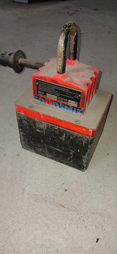 Bux CM400/1 Hefmagneet - 400kg hefvermogen, Ophalen of Verzenden, Gebruikt