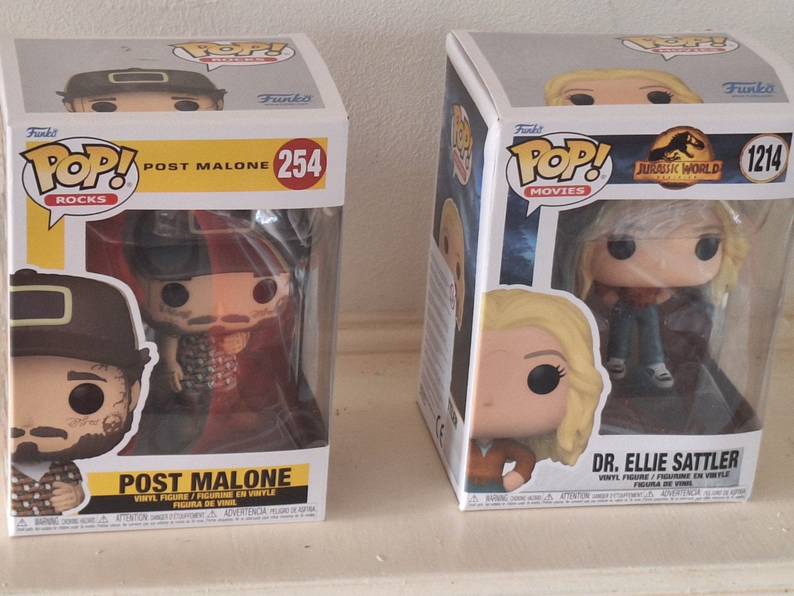 funko poppen post malone en ellie sattler, Ophalen of Verzenden