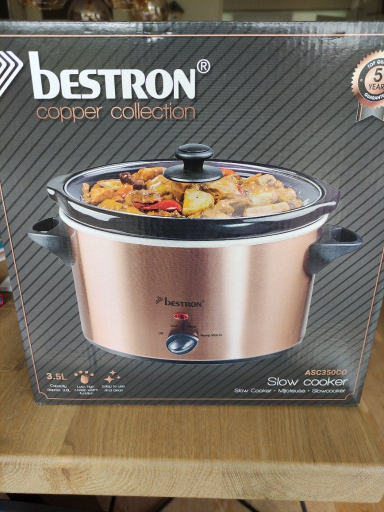 Bestron copper collection slowcooker, Ophalen, Nieuw