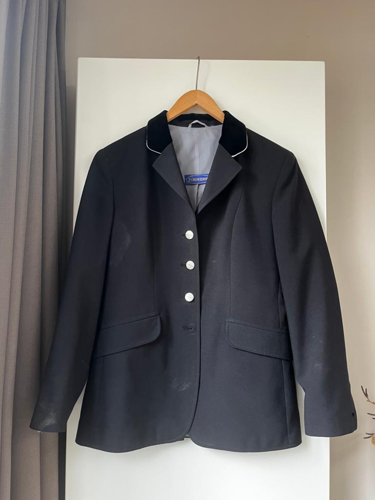 Wedstrijdjasje Euroriding maat 42, Gebruikt, Dressuur, Ophalen of Verzenden, Dames