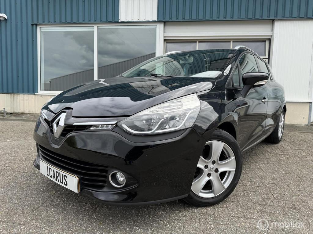 Renault Clio Estate 0.9 TCe Dynamique airco |apk|cruise|navi, Voorwielaandrijving, Zwart, Origineel Nederlands, Handgeschakeld