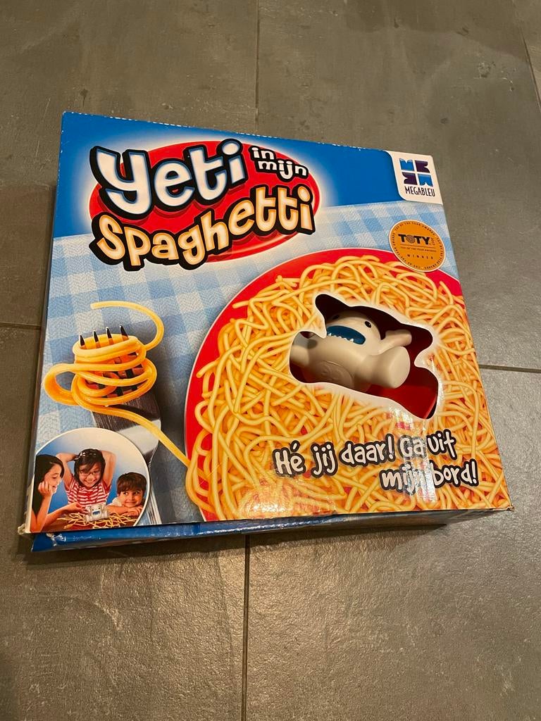 Yeti in mijn Spaghetti - Leuk spel, zo goed als nieuw!, Ophalen of Verzenden, Zo goed als nieuw