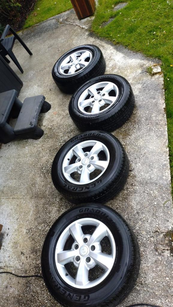 5 lichtmetalen velgen 17” Kia Sorento I, Ophalen, Velg(en), 17 inch, All Season