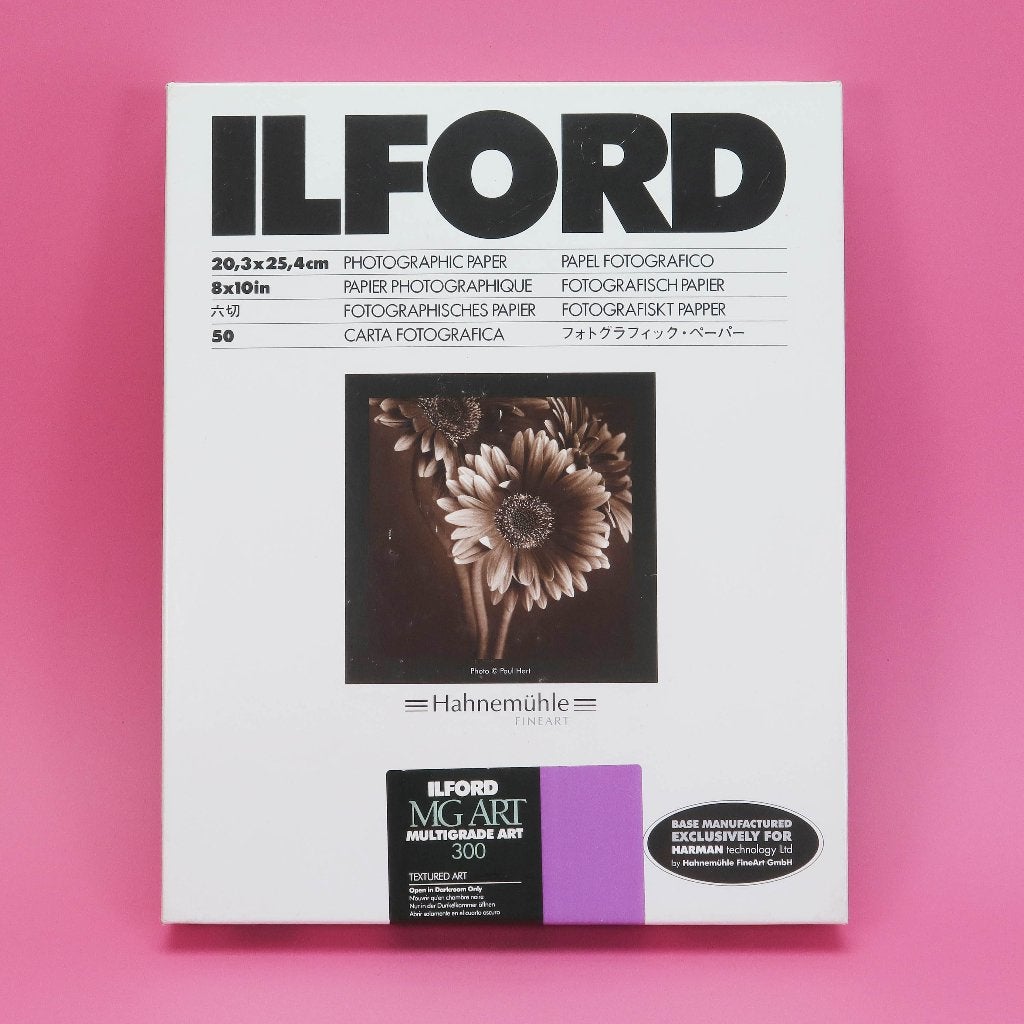 Ilford MG Art 300 Multigrade Art Papier 20x25cm ca. 35 vel, Ophalen of Verzenden, Gebruikt, Ilford, Overig typen