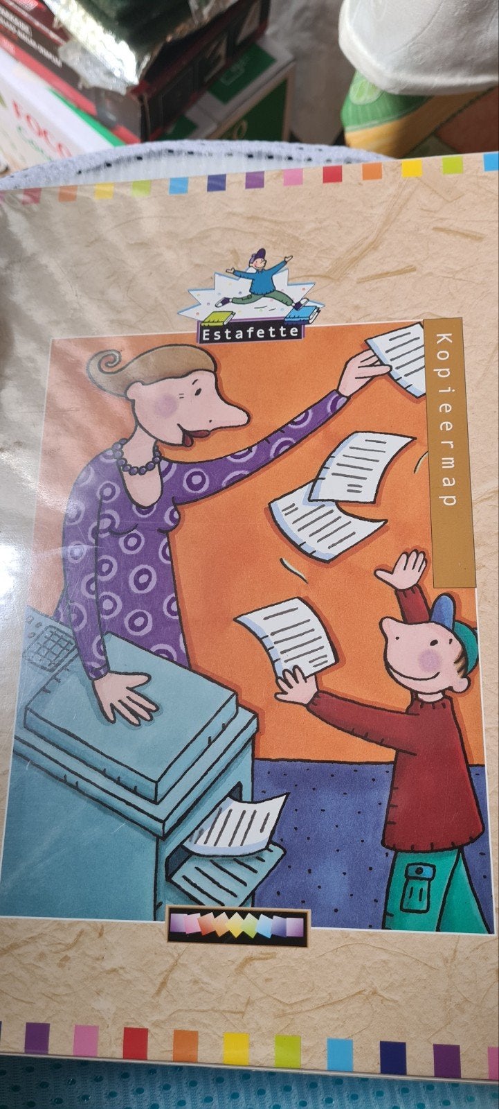 Estafette Kopieermap - Nederlands lesmateriaal, Verzenden, Zo goed als nieuw, Nederlands, Jacqueline Smolders, Erik van Os, Elle van Lieshout