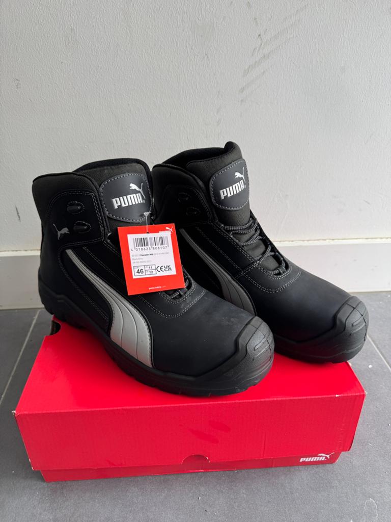 Puma cascades werk schoenen met stalen neuzen maat 46, Ophalen, Zo goed als nieuw