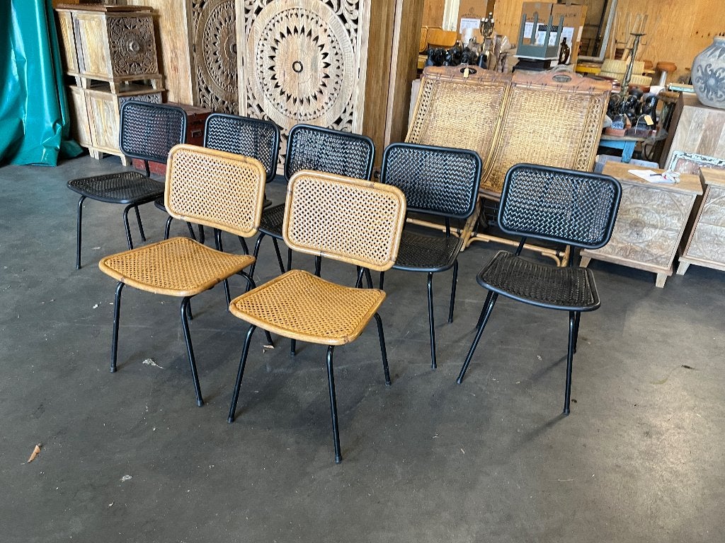 7 x Stoel S550 van het Merk Satelliet voor binnen/buiten, Ophalen, Overige kleuren, Ibiza/Boho/Botanisch, Zo goed als nieuw