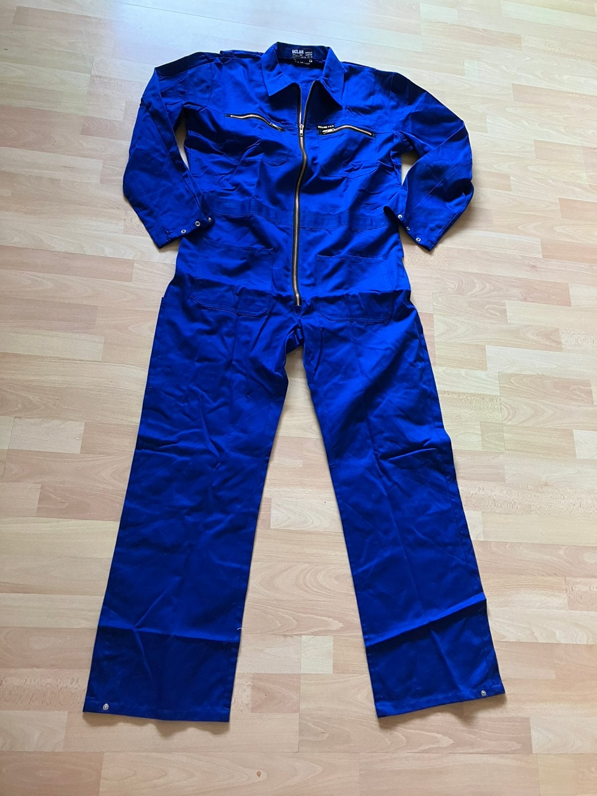 kLM blauwe Sanfor katoenen overall mt 52 nieuw, Tuin en Terras, Werkkleding, Ophalen of Verzenden, Nieuw, Heren, Overall