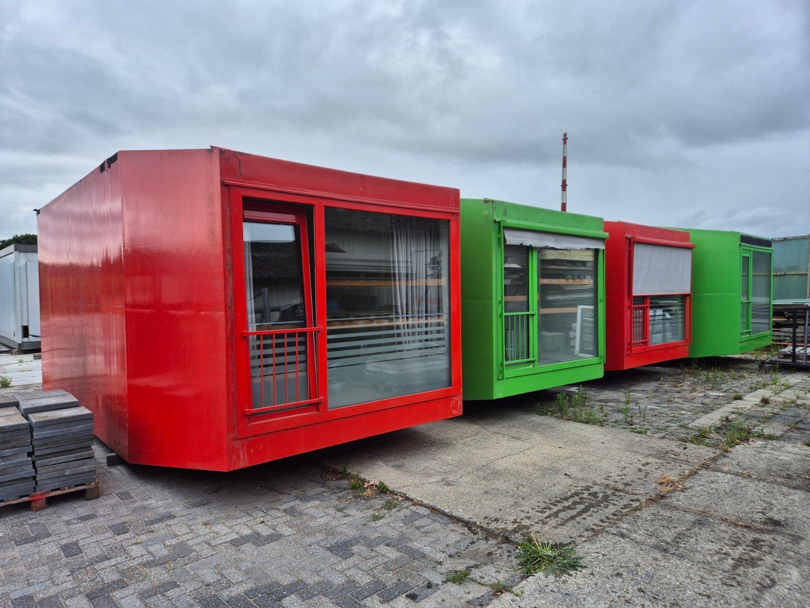 Woonunit 3x6,5m kantoorunit bouwkeet space box tiny house, Ophalen
