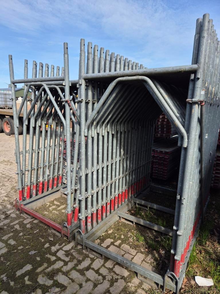 Zwaar steiger H jukken metselsteiger compleet, Doe-het-zelf en Verbouw, Steigers, Ophalen, Gevelsteiger, 5 meter of hoger