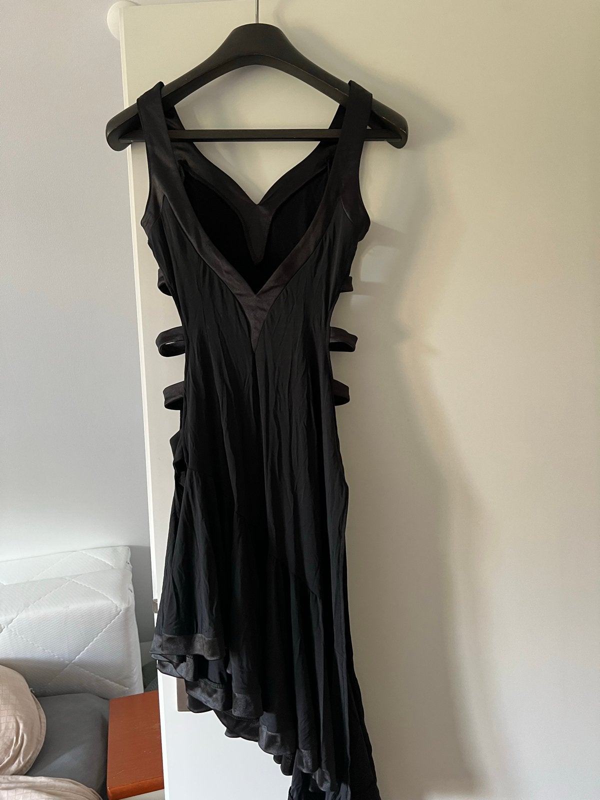 Zwarte latin dansjurk trainingsjurk maat S/M, Ophalen of Verzenden, Nieuw, Kleding
