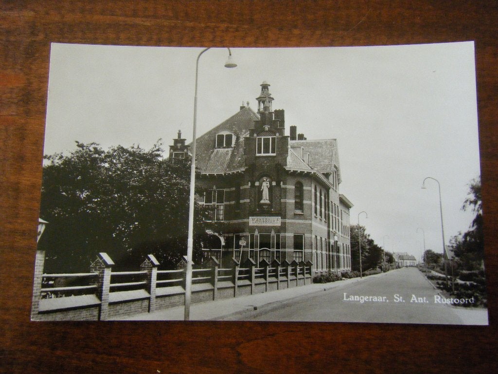 G89 - Langeraar - Rustoord - Mooi/Oud, Verzamelen, Ansichtkaarten | Nederland, Zuid-Holland, 1960 tot 1980, Ophalen of Verzenden