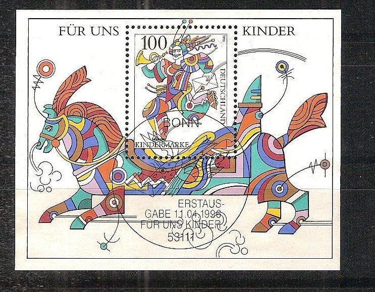 BRD 1853 blok 35, Ophalen of Verzenden, BRD, Gestempeld