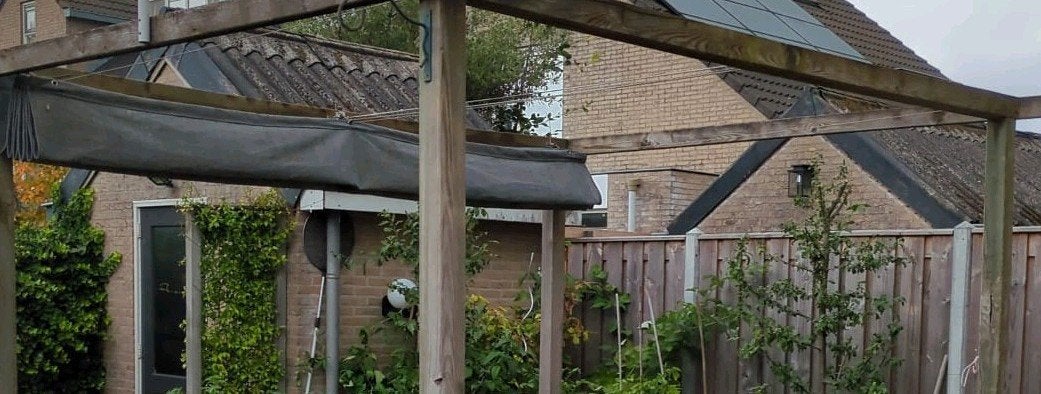 ZONNELUIFEL, SCHERM, Tuin en Terras, Ophalen, Gebruikt, Overige typen, 250 cm tot 450 cm