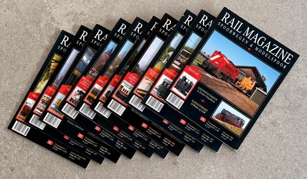 Rail Magazine jaargang 2001, Ophalen, Gebruikt, Trein, Boek of Tijdschrift