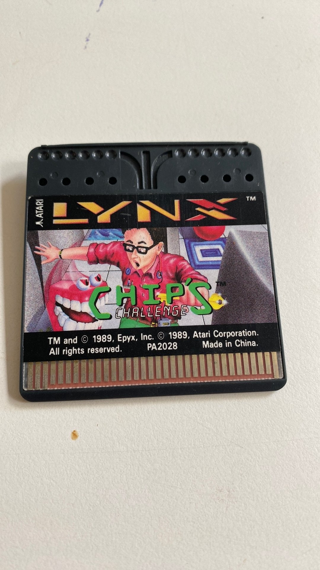 Atari lynx spel chip’s challenge, Atari Lynx, 1 speler, Ophalen of Verzenden, Zo goed als nieuw