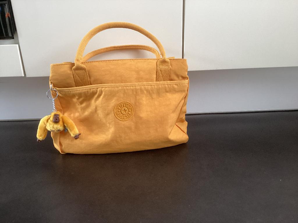 Kipling Caralisa hand-/schoudertas, Sieraden, Tassen en Uiterlijk, Tassen | Damestassen, Ophalen, Nieuw, Geel, Schoudertasje