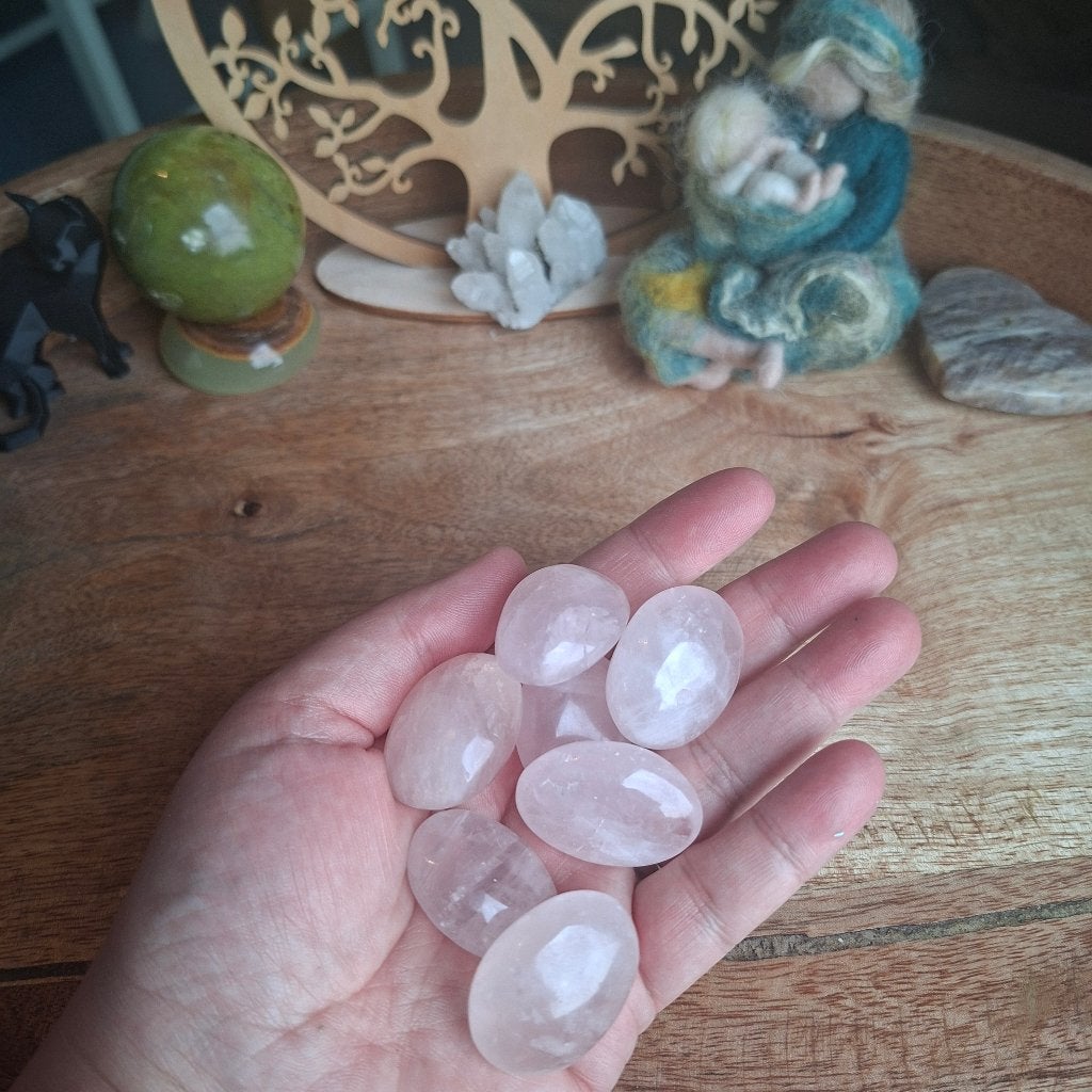 10x Rozenkwarts, Ophalen of Verzenden, Mineraal