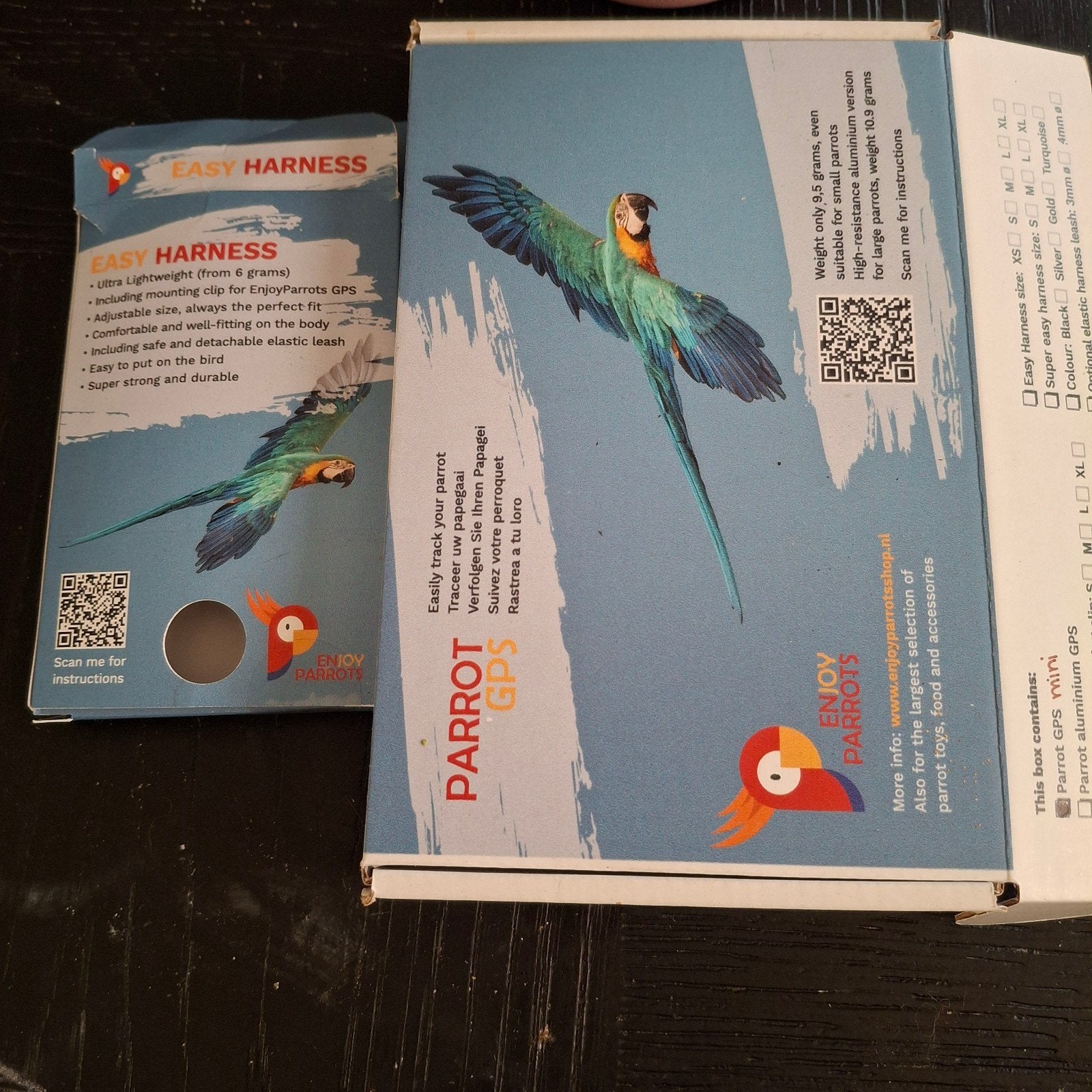Gps met harnas, Ophalen, Nieuw