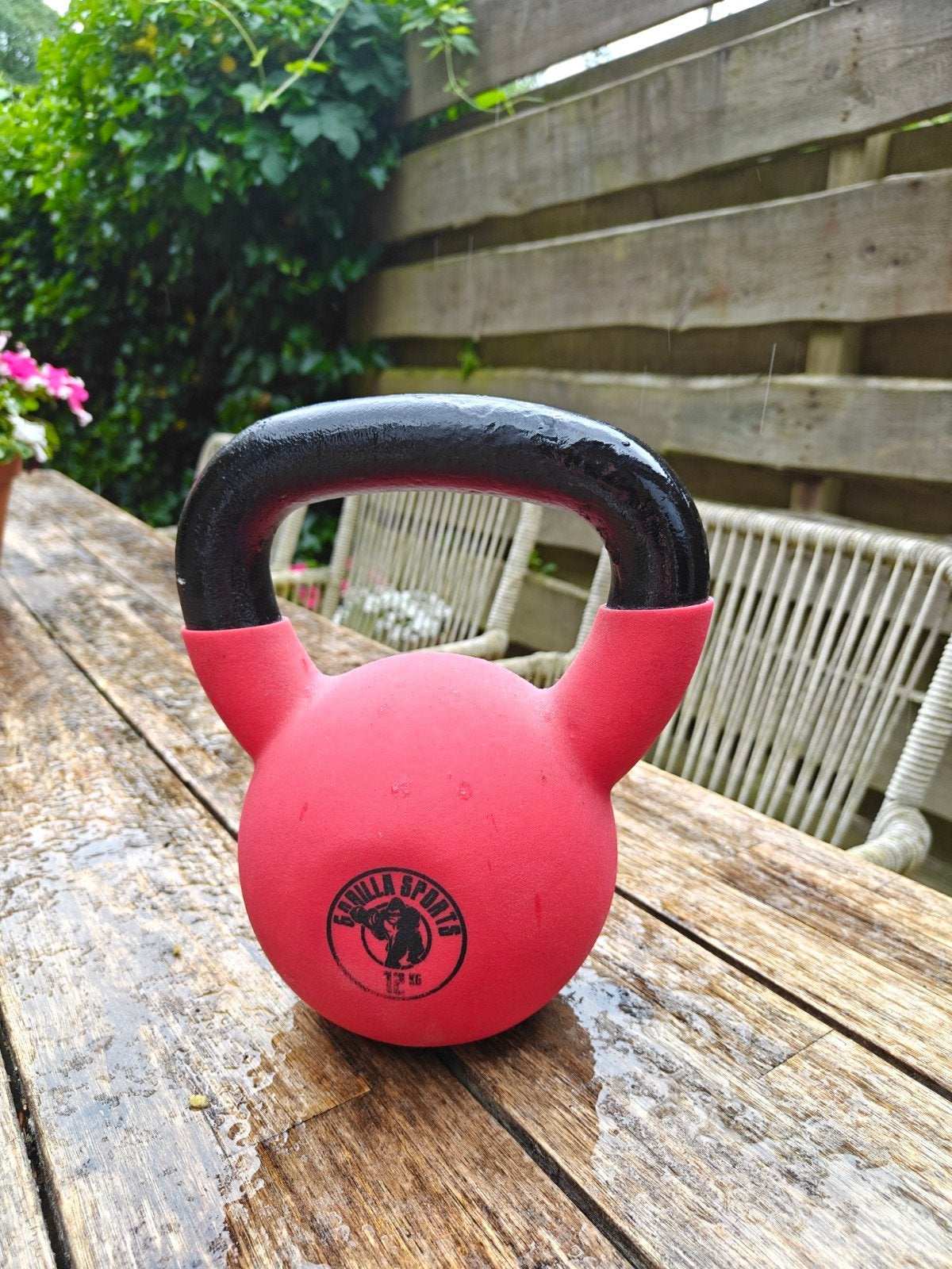 Gorilla Sports Kettlebell 12 kg - Rood, Ophalen, Gebruikt, Benen, Kettlebell