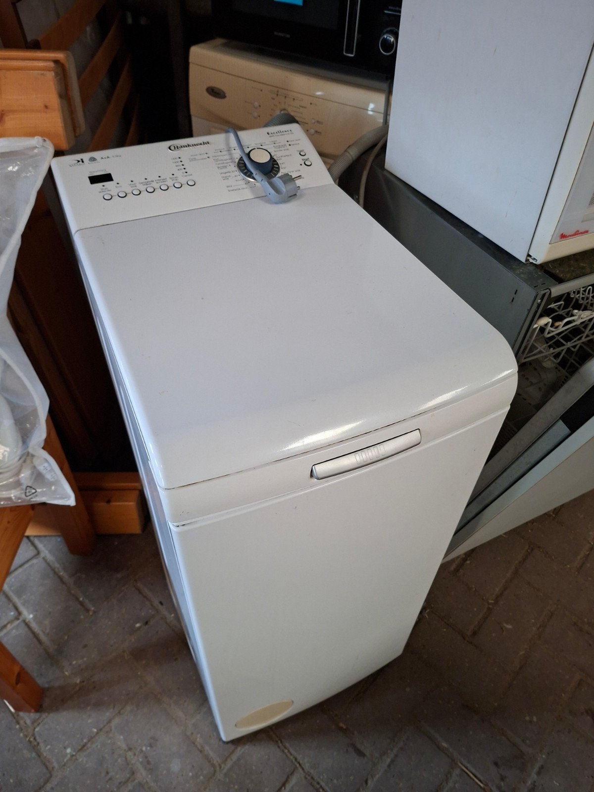 Bauknecht Watt Excellence 55 bovenlader wasmachine 5.5kg, Witgoed en Apparatuur, Wasmachines, Ophalen, 1200 tot 1600 toeren, Gebruikt