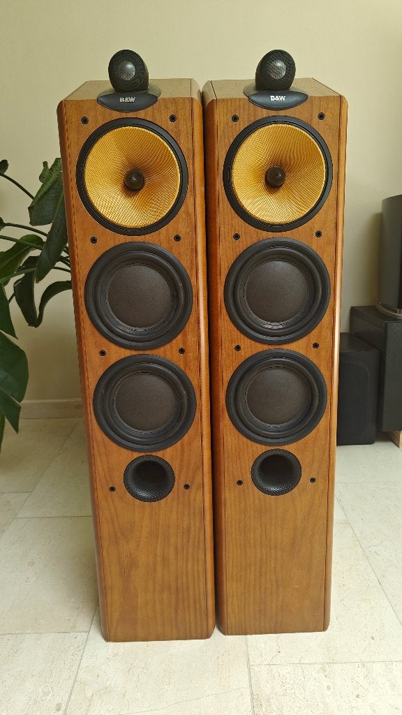 B&W CDM 9NT Cherry Luidsprekers, Audio, Tv en Foto, Luidsprekers, Vloerstaande luidspreker, Gebruikt, Bowers & Wilkins (B&W), Ophalen