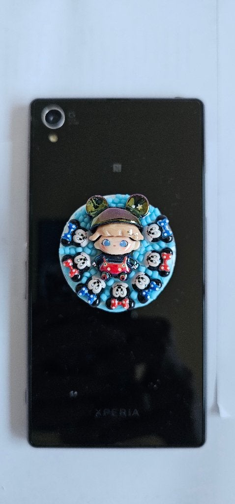 Dino Popmart Popsocket - Uniek Telefoon Accessoire, Ophalen of Verzenden, Nieuw, Telefoonhanger of Accessoire, Universeel