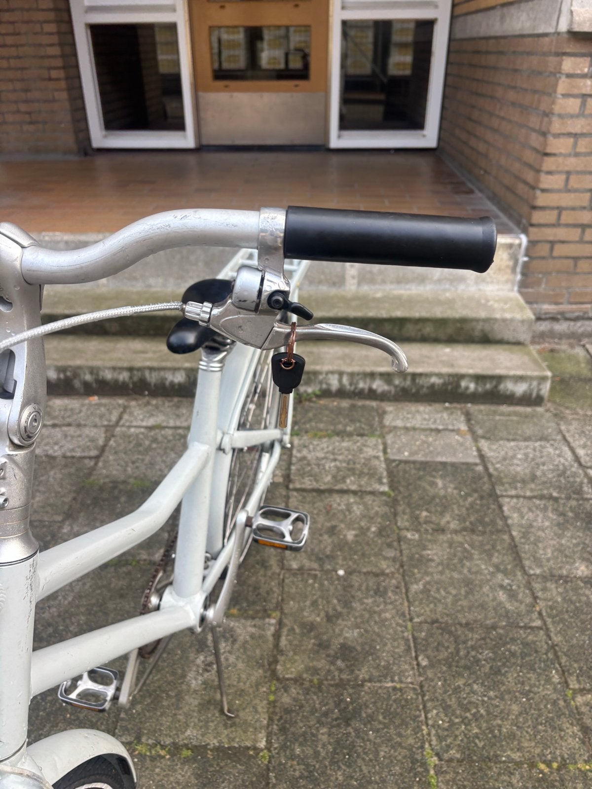 Witte stadsfiets met schijfremmen, Overige merken, Versnellingen, Ophalen of Verzenden, Schijfrem