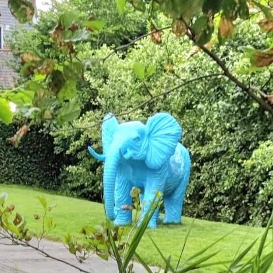 Beeld olifant, leeuw, gorilla, aap beeld, runderen tuin, Tuin en Terras, Ophalen, Nieuw, Kunststof, Dierenbeeld