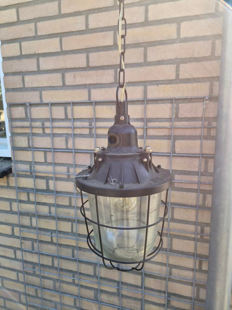 Leuke zwarte hanglamp, Ophalen of Verzenden, Zo goed als nieuw, Minder dan 50 cm