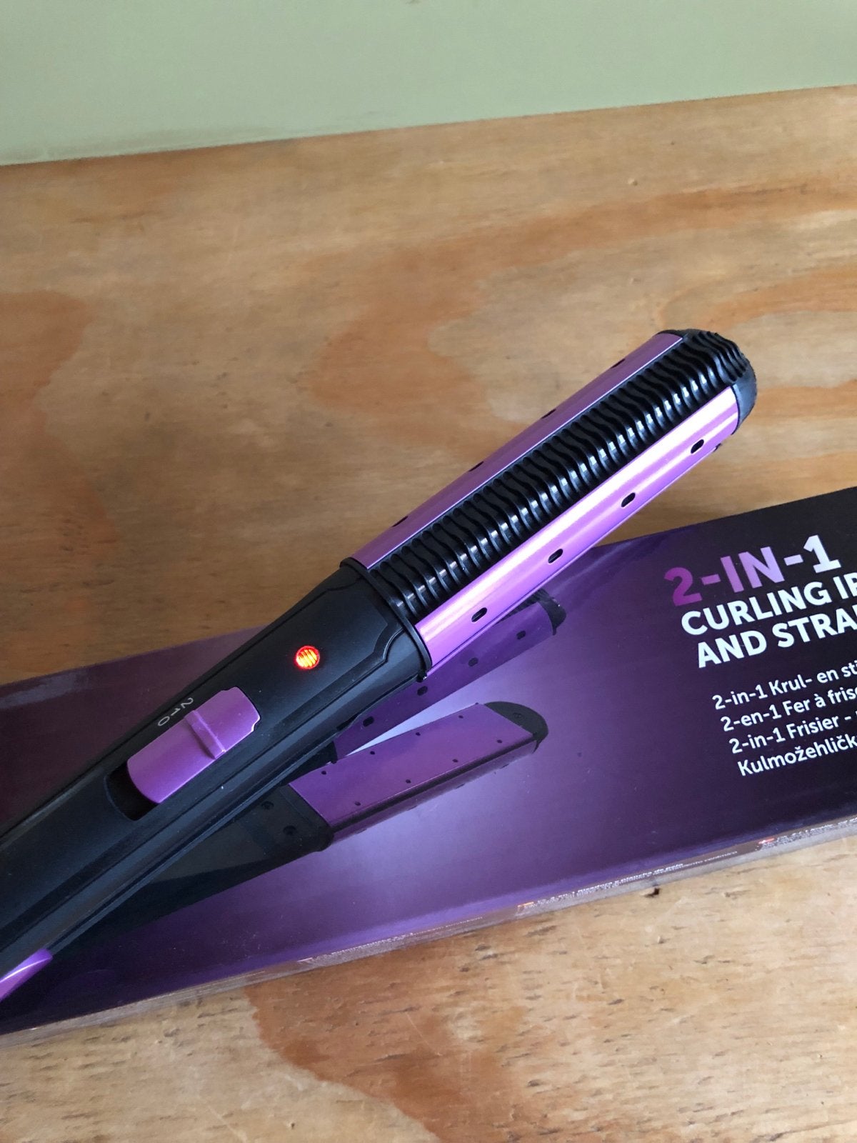 2-in-1 Krul- en Stijltang - Impuls Beauty, Witgoed en Apparatuur, Ophalen of Verzenden, Zo goed als nieuw, Haarverzorging
